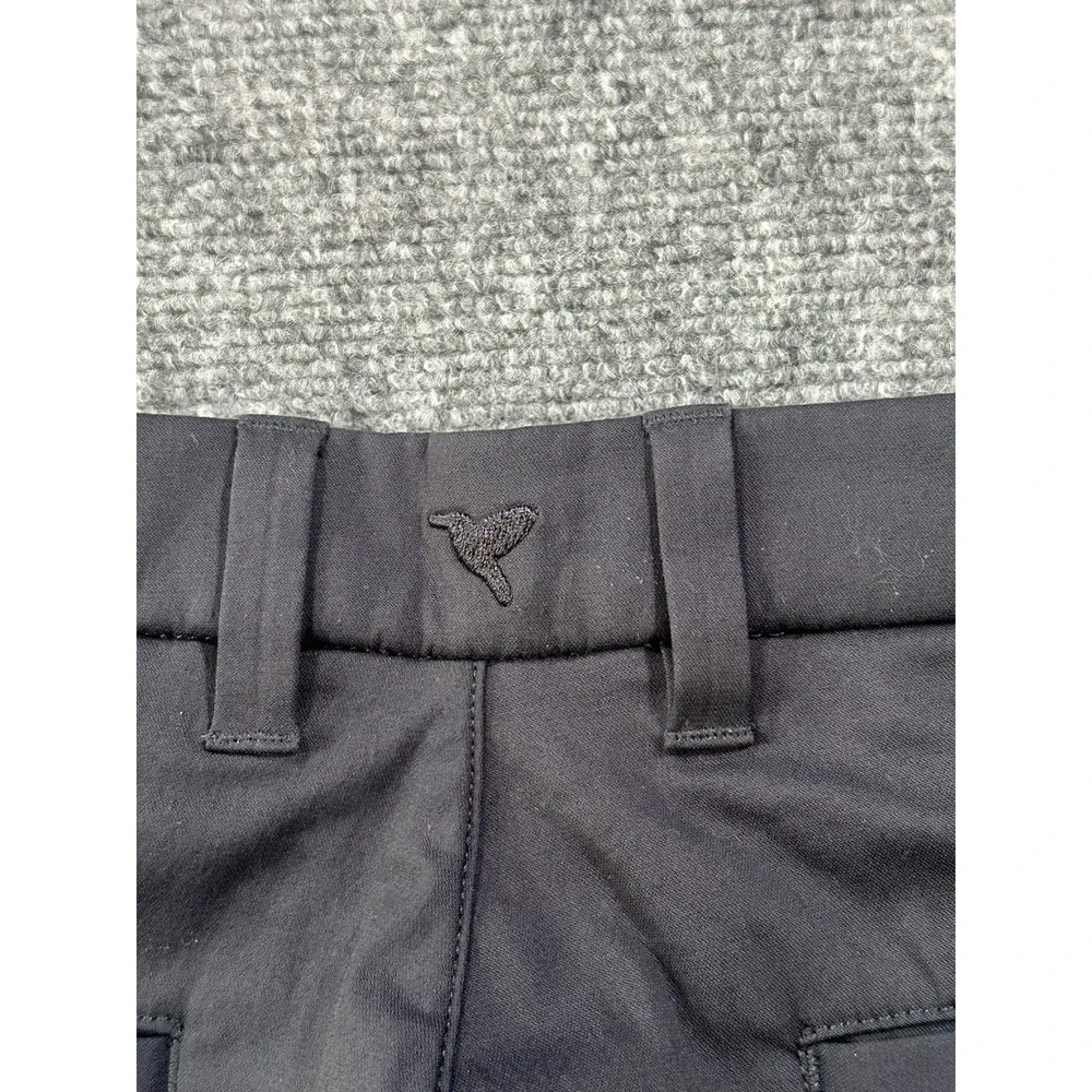 Bird Dogs Mens Black Unlined Golf Pants Size 34x32 Chino